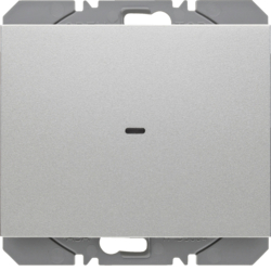 PRZYCISK RADIOWY POJEDYNCZY PŁASKI QUICKLINK ALU LAKIEROWANY K.5 KNX RF - 85655277 - HAGER