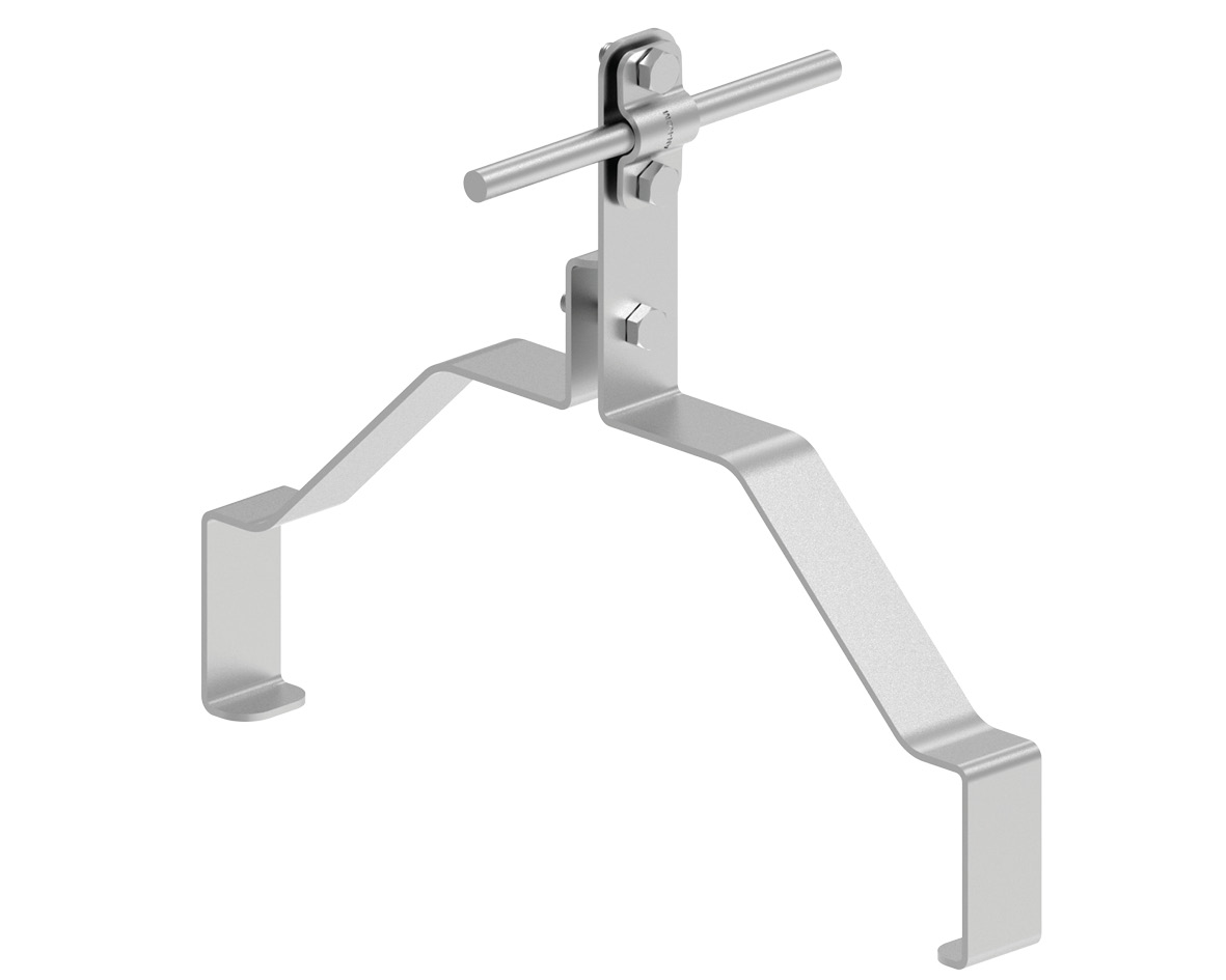 Uchwyt gąsiorowy CREATON DOMINO WZÓR 15 Z-Śruba, H=10 cm, nierdzewny TYP AN-151K/OH/ - D283148 - AN-KOM Sp. z o.o.