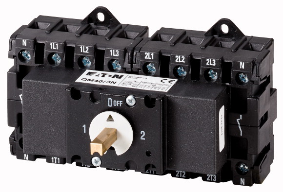 PRZEŁĄCZNIK 1-0-2 (2X4P) 40A QM40/3N - 1319970 - EATON