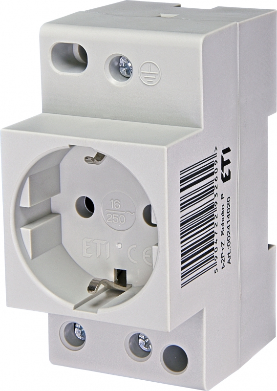 GNIAZDO WTYCZKOWE T-2P+Z SCHUKO P - 002414020 - ETI