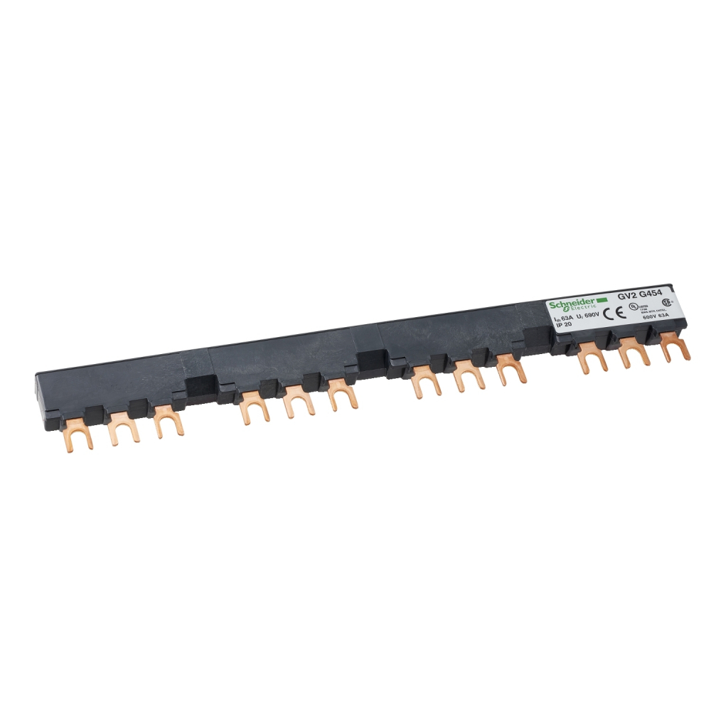 SZYNA 3 BIEGUNOWA 4 ODPŁYWY 54MM 63A - GV2G454 - SCHNEIDER ELECTRIC