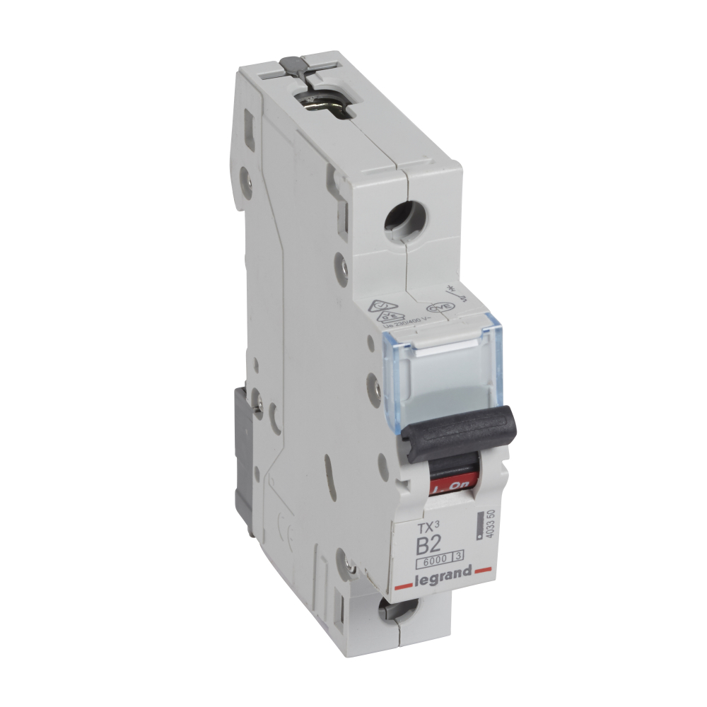 WYŁĄCZNIK NADPRĄDOWY B 2A 1 BIEGUN S301 - 403350 - LEGRAND