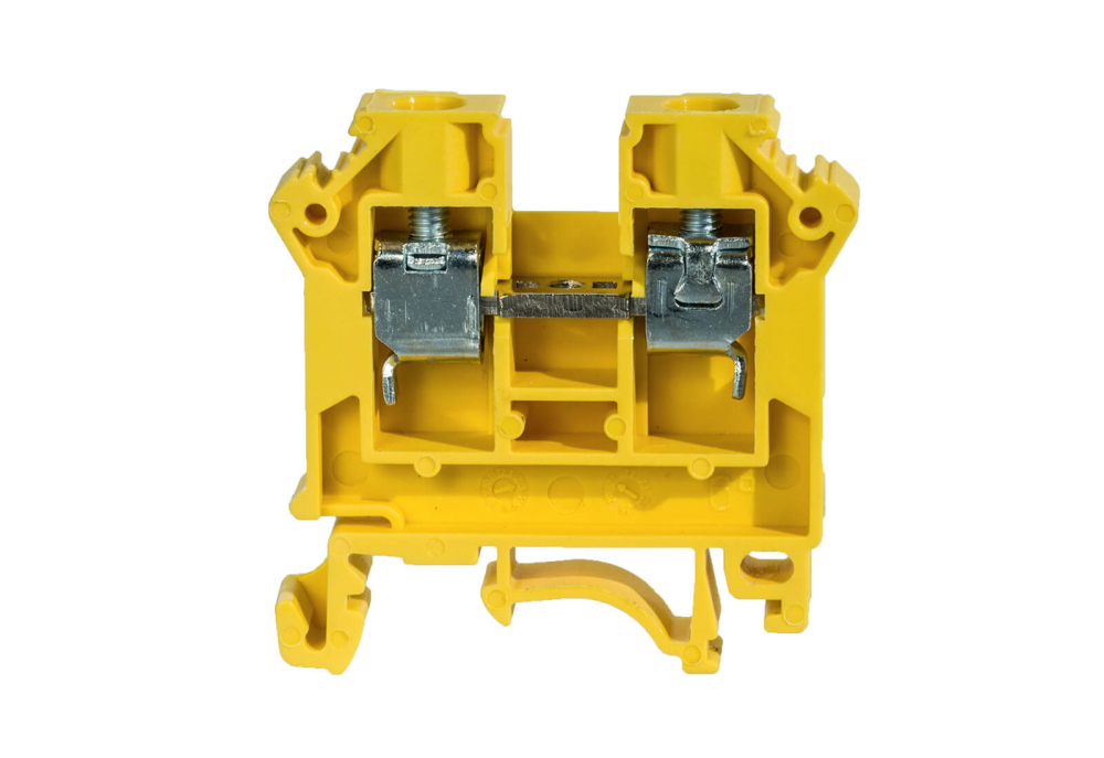ZŁĄCZKA SZYNOWA GWINTOWA 6MM2 TS 32 35 1 TOR ZSG1-6,0NZ ŻÓŁTY ZUG - 11421314 - SIMET