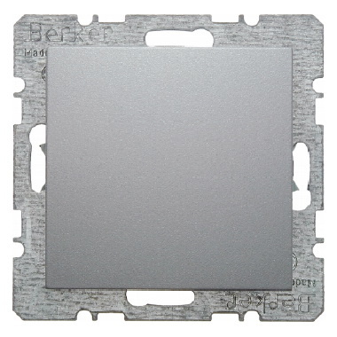 ZAŚLEPKA Z ELEMENTEM CENTRALNYM ALUMINIUM B.KWADRAT/B.7 - 10091404 - HAGER