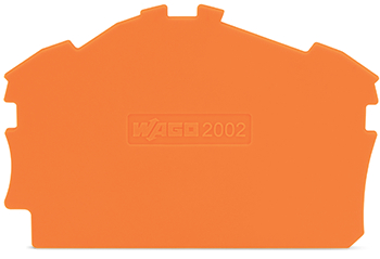 ŚCIANKA KOŃCOWA POMARAŃCZOWA TOPJOBS - 2002-6392 - WAGO