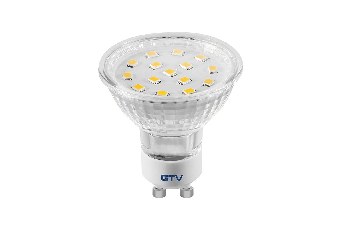 ŹRÓDŁO LED GU10 4W 340lm 6400K CW 120° ODPOWIEDNIK 30W EEL=A+ - LD-SZ1510-64 - GTV