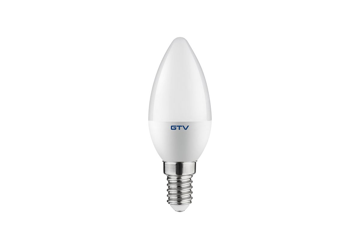 ŻARÓWKA LED E14 C30 3W 200LM 3000K ŚWIECZKA ODPOWIEDNIK 20W - LD-SMGC30B-30 - GTV