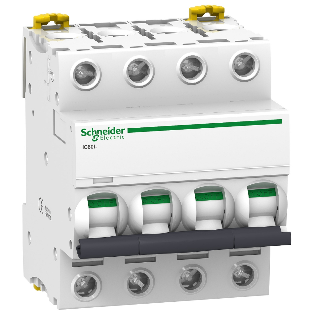 WYŁĄCZNIK NADPRĄDOWY B 40A 4-BIEGUNOWY CHARAKTERYSTYKA B IC60L-B40-4 - A9F93440 - SCHNEIDER ELECTRIC
