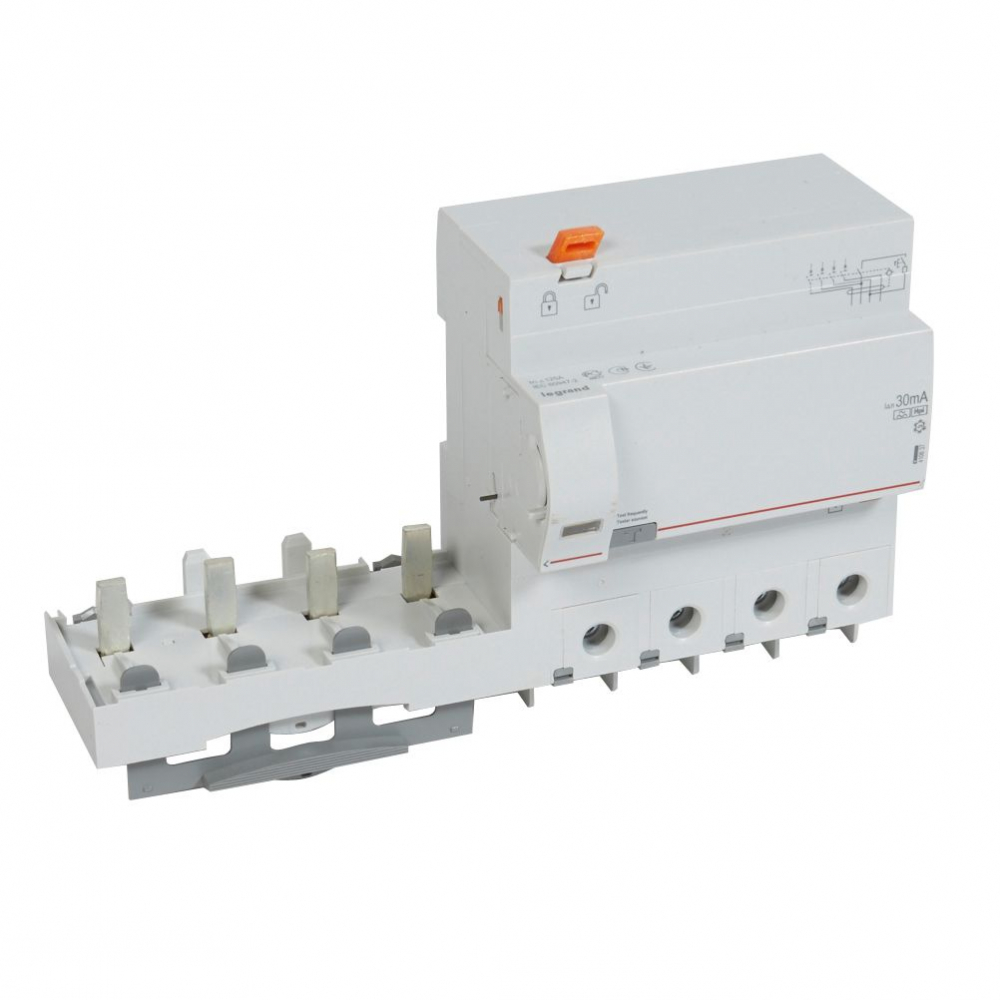 BLOK RÓŻNICOWY 125A 30MA 4-POLOWY TYP HPI SERII DX3 PR 304 - 410637 - LEGRAND