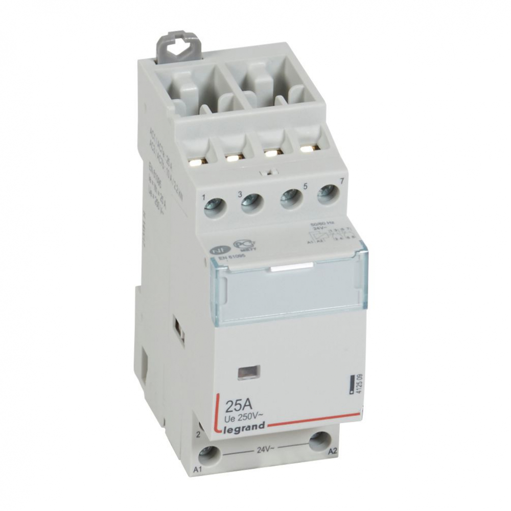 STYCZNIK MODUŁOWY 25A 2NO+2NC STEROWANIE 24V SM 425 - 412509 - LEGRAND