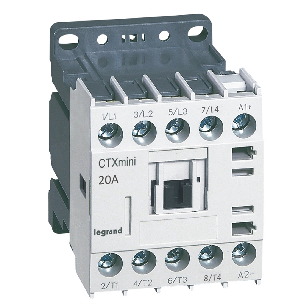 STYCZNIK MOCY MINI 16A 4 BIEGUNY STEROWANIE 24V DC - 417141 - LEGRAND