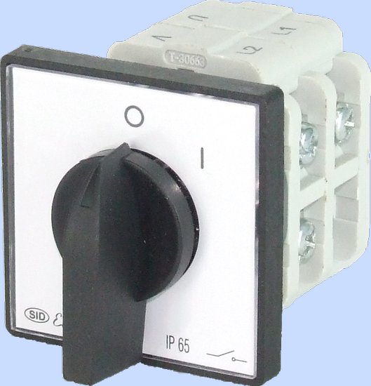 ŁĄCZNIK KRZYWKOWY W OBUDOWIE 40-12 WŁĄCZ-WYŁĄCZ 0-I IP-65 - 924003 - ELEKTROMET DZIERŻONIÓW