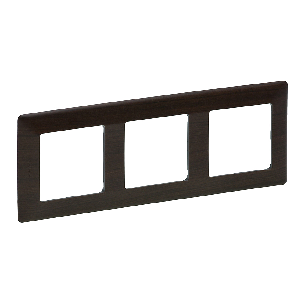 RAMKA POTRÓJNA WENGE VALENA LIFE - 754173 - LEGRAND