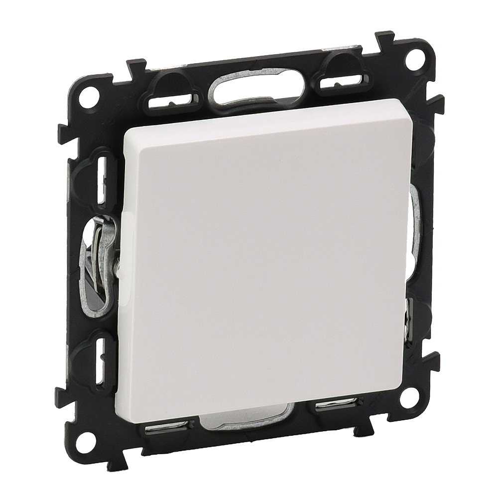ŁĄCZNIK KRZYŻOWY ZACISKI ŚRUBOWE 10AX 250V IP20 BIAŁY VALENA LIFE - 752107 - LEGRAND