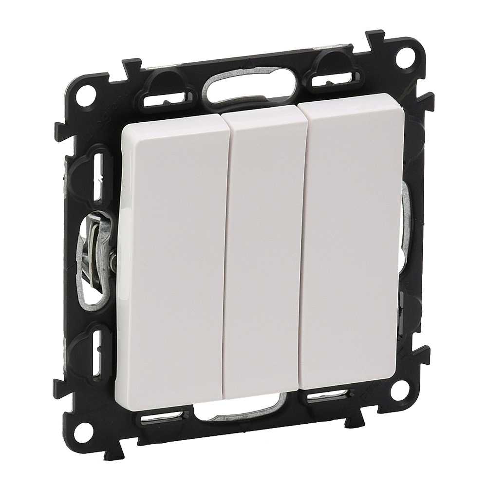 ŁĄCZNIK POTRÓJNY BIAŁY VALENA LIFE - 752103 - LEGRAND