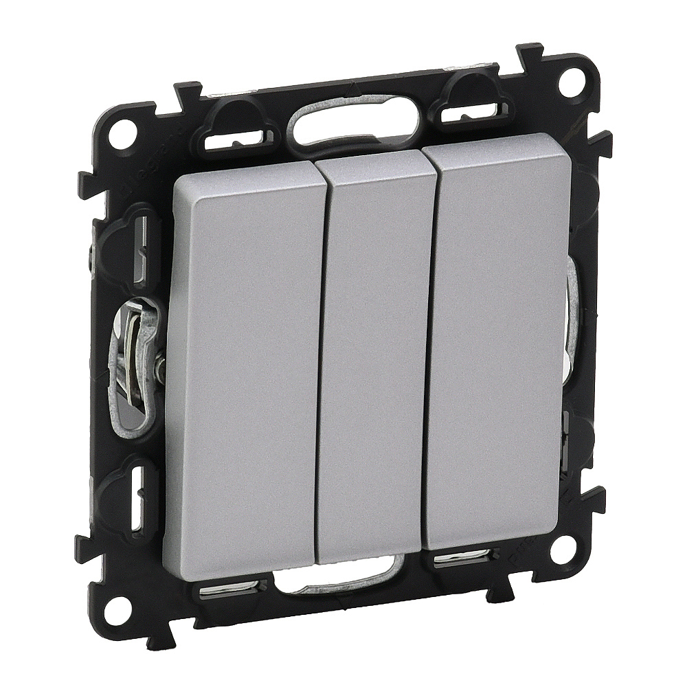 ŁĄCZNIK POTRÓJNY ALUMINIUM VALENA LIFE - 752303 - LEGRAND