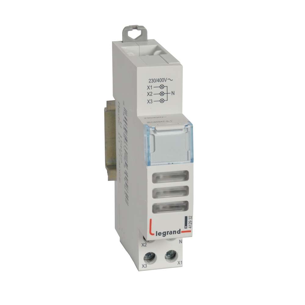 LAMPKA MODUŁOWA LED POTRÓJNA ZASILANIE 230V AC BIAŁY - 412932 - LEGRAND