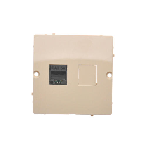 GNIAZDO KOMPUTEROWE POJEDYNCZE RJ45 KAT. 5 BEŻOWY BASIC - BMF51.02/12 - KONTAKT SIMON