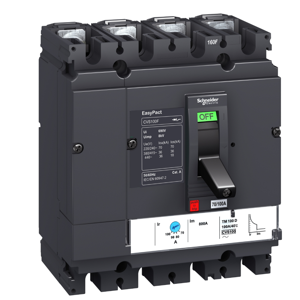 WYŁĄCZNIK EASYPACT CVS100F TMD 100A 4P 4D - LV510357 - SCHNEIDER ELECTRIC