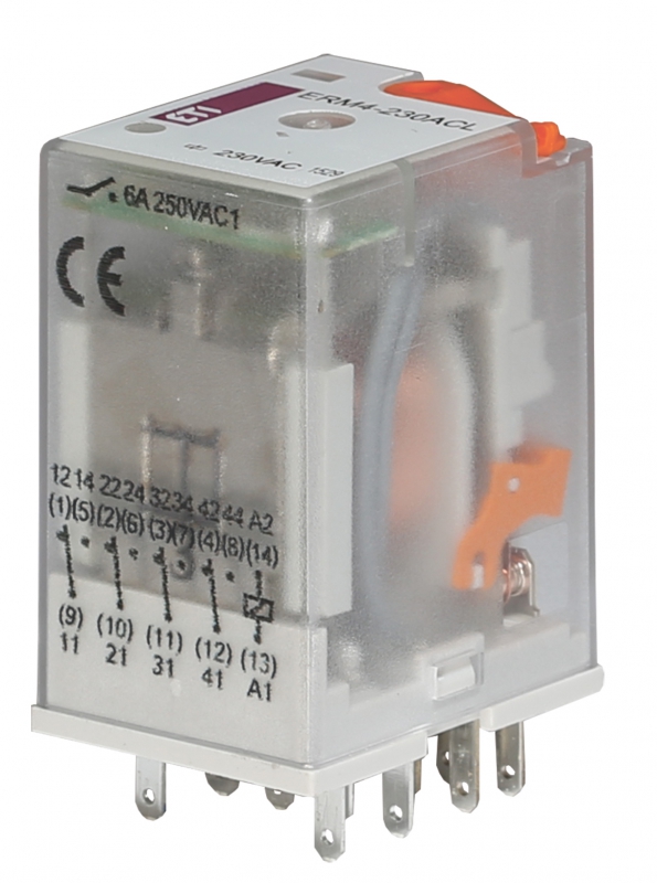PRZEKAŹNIK 4 STYKOWY 230V AC ERM4-230ACL - 002473011 - ETI