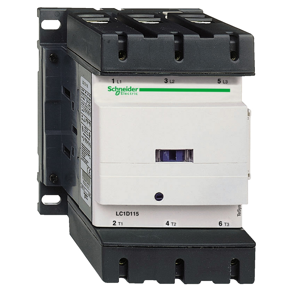 STYCZNIK MOCY 115A 3 POLOWY AC3 1NO 1NC CEWKA 115VAC TESYS D - LC1D115FE7 - SCHNEIDER ELECTRIC
