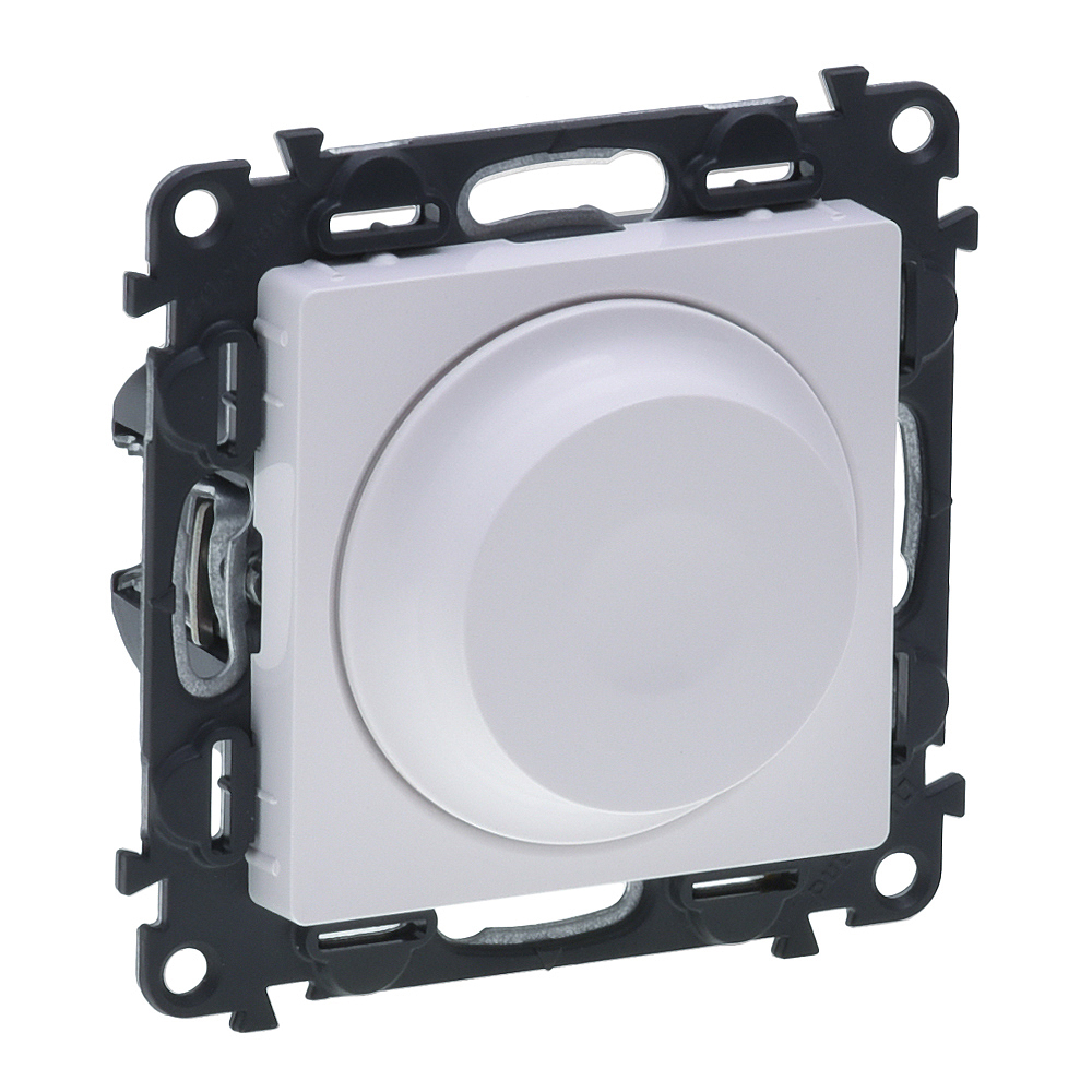 ŚCIEMNIACZ OBROTOWY BEZ ZACISKU NEUTRALNEGO BIAŁY 300W VALENA LIFE - 752160 - LEGRAND