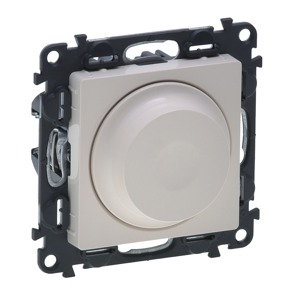 ŚCIEMNIACZ OBROTOWY BEZ ZACISKU NEUTRALNEGO KREMOWY 300W VALENA LIFE - 752260 - LEGRAND