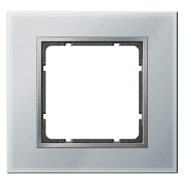 RAMKA POJEDYNCZA SZKLANA ALUMINIOWY B.7 - 10116414 - HAGER
