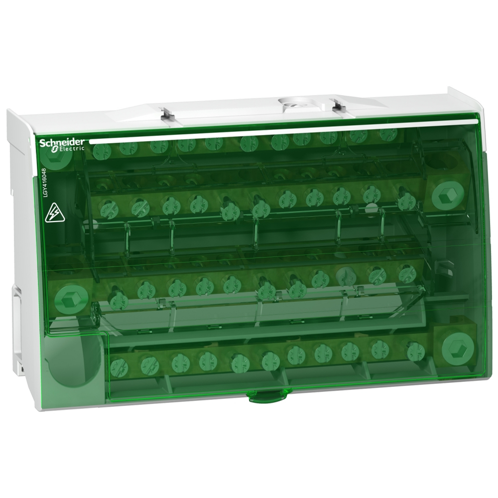 BLOK DYSTRYBUCJI ŚRUBOWY 4P 160A 48 OTWRÓW - LGY416048 - SCHNEIDER ELECTRIC
