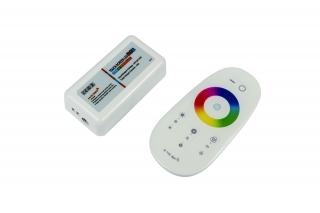 STEROWNIK RADIOWY + PILOT DO TAŚM LED RGB 18A. - PD015399 - POLTRONIC