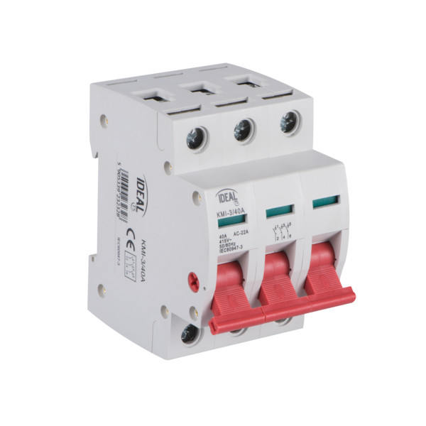 Rozłącznik izolacyjny, modułowy KMI-3/40A - 23232 - KANLUX