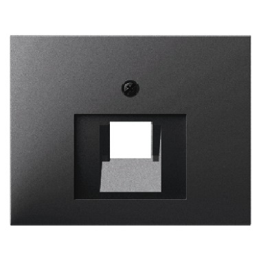 ELEMENT CENTRALNY DO GNIAZDA PRZYŁĄCZENIOWEGO UAE POJEDYNCZEGO ANTRACYT MAT LAKIEROWANY K.1 - 14077006 - HAGER
