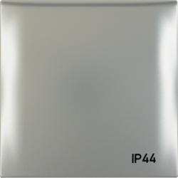 RAMKA Z POKRYWĄ Z NADRUKIEM "IP44" CHROM MAT LAKIEROWANY INTEGRO FLOW - 918282568 - HAGER