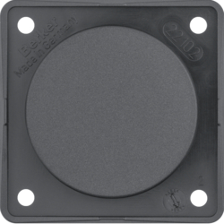 ZAŚLEPKA Z PŁYTKĄ NOŚNĄ ANTRACYT MAT INTEGRO FLOW - 945162505 - HAGER