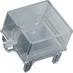 POKRYWA DO PLOMBOWANIA DO URZĄDZEŃ 2.5 PLE DLA MCB/HS/D0/DII HXBXT 53X53X33MM - U841 - HAGER