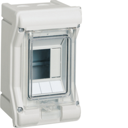 ROZDZIELNICA N/T IP65 ODPORNA NA UV PRZETŁOCZENIA 1R/3M (1X3) VECTOR OUTDOOR - VE103PN - HAGER