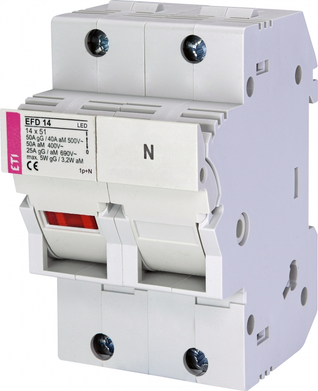 ROZŁĄCZNIK BEZPIECZNIKOWY EFD 14 1P+N LED - 002560012 - ETI