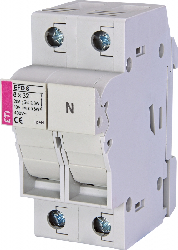 ROZŁĄCZNIK BEZPIECZNIKOWY Z ADAPTEREM EFD 8 1P+N AD - 002520302 - ETI