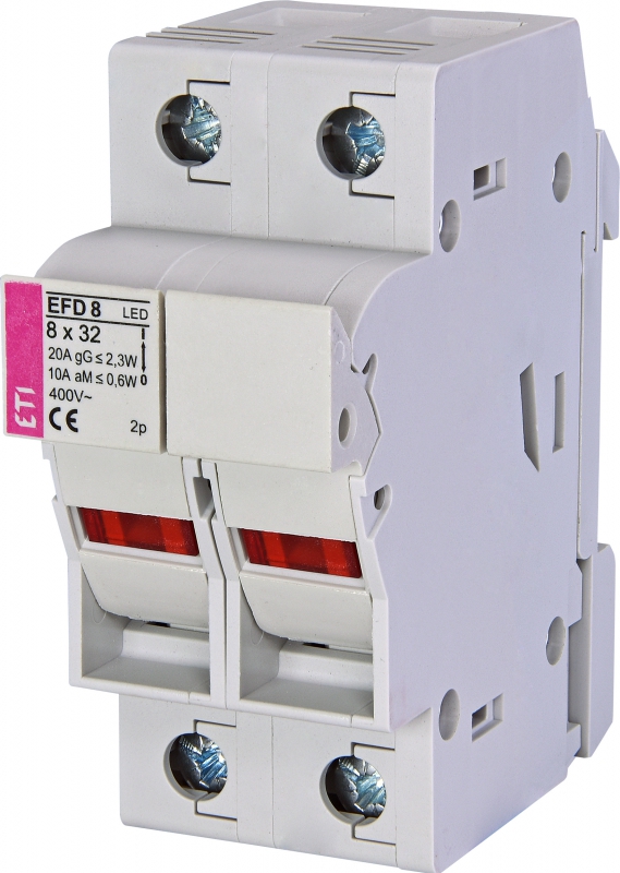 ROZŁĄCZNIK BEZPIECZNIKOWY Z ADAPTEREM EFD 8 2P LED AD - 002520313 - ETI