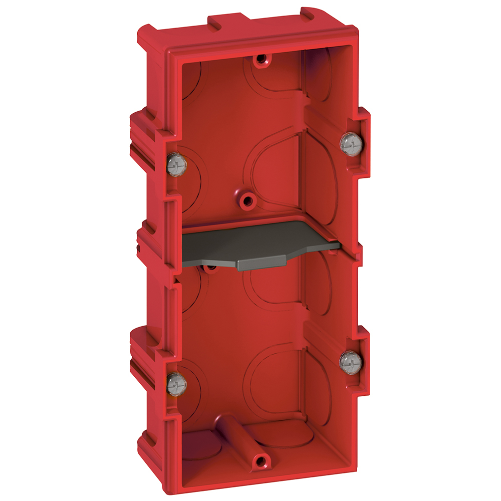 PUSZKA PODWÓJNA PRZELOTOWA DO ŚCIAN MUROWANYCH 40 MM BATIBOX - 080142 - LEGRAND