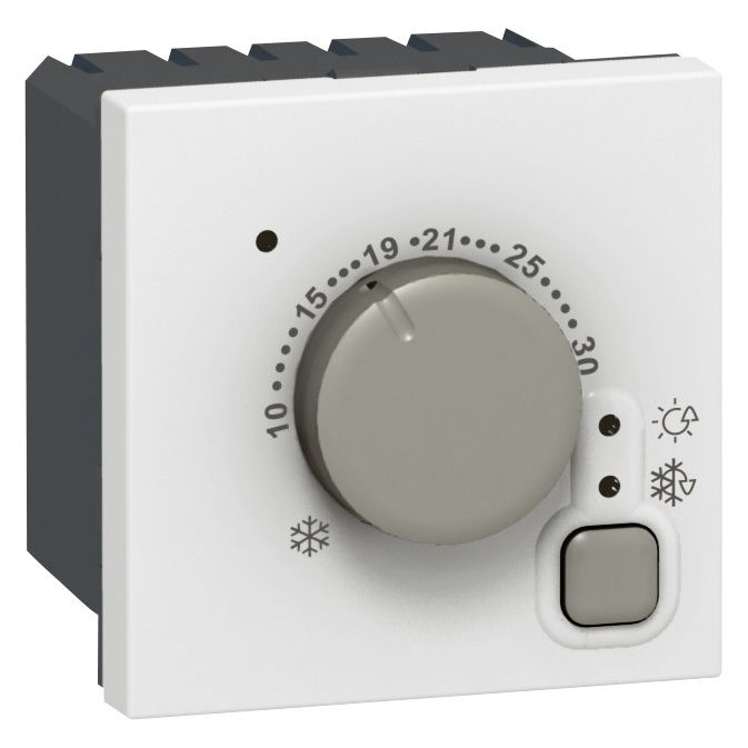 TERMOSTAT ELEKTRONICZNY - 2 MODUŁY BIAŁY 8A/230V~ MOSAIC - 076720 - LEGRAND