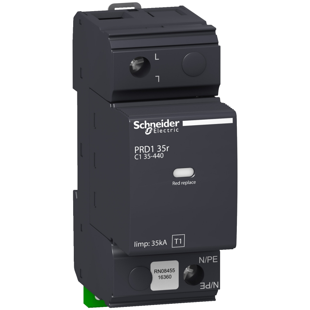 OCHRONNIK P-PRZEPIĘCIOWY TYPU 1 PRD1 35R 1P. - 16649 - SCHNEIDER ELECTRIC