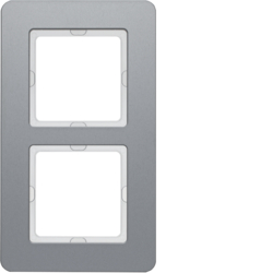 RAMKA PODWÓJNA, ALUMINIUM Q.7 . - 10126074 - HAGER