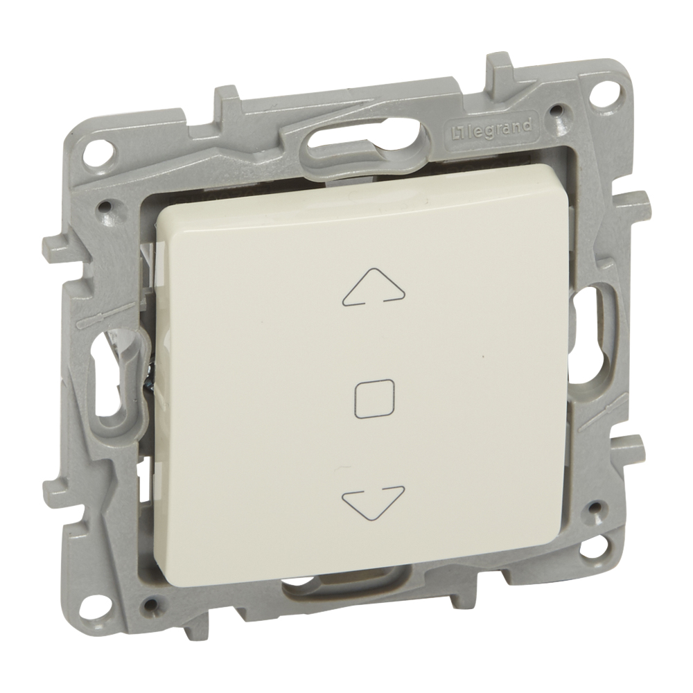 ŁĄCZNIK STEROWANIA ROLET ZACISKI ŚRUBOWE 250V IP20 KREMOWY NILOE2 - 764611 - LEGRAND