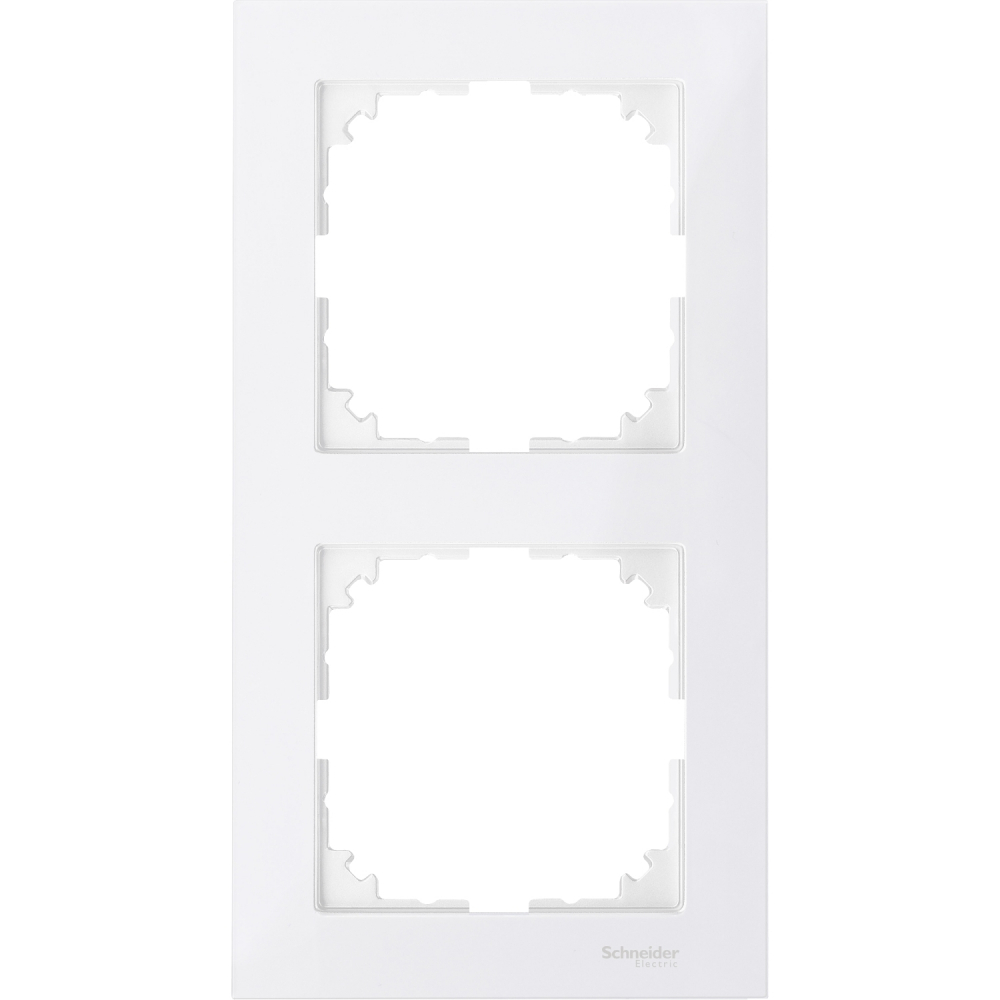 RAMKA PODWÓJNA BIAŁY POLARNY M-PURE. - MTN4020-3619 - SCHNEIDER ELECTRIC