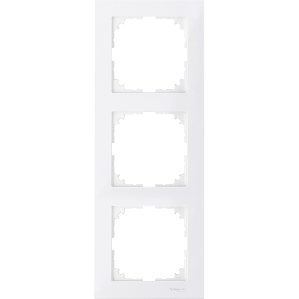 RAMKA POTRÓJNA BIAŁY POLARNY M-PURE. - MTN4030-3619 - SCHNEIDER ELECTRIC