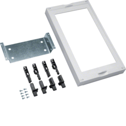 BLOK Z PŁYTĄ MONTAŻOWĄ DLA NH00/1/2 Z PRZE. SZYBĄ 450X250MM UNIVERS NHC UNIVERS N - UD31E1N - HAGER