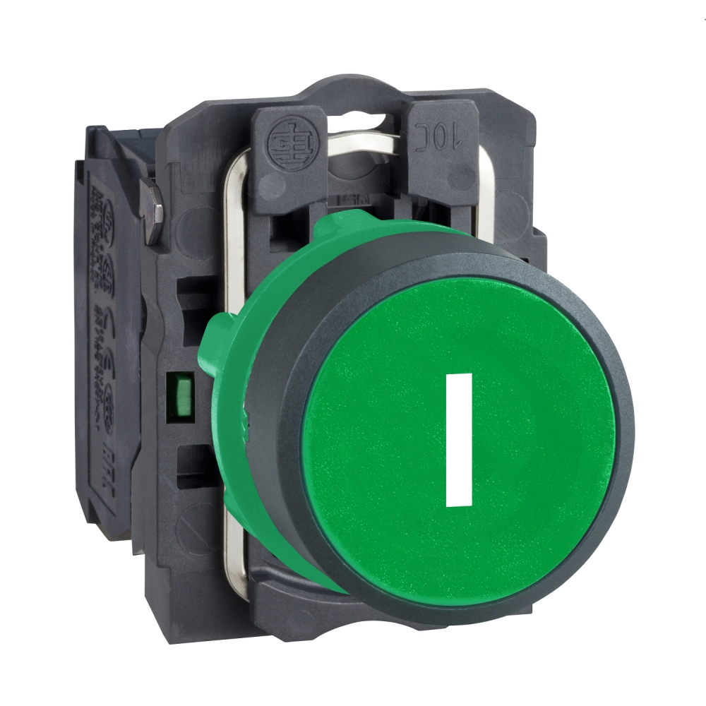 PRZYCISK Z SAMOPOWROTEM NO ZIELONY I. - XB5AA3311 - SCHNEIDER ELECTRIC