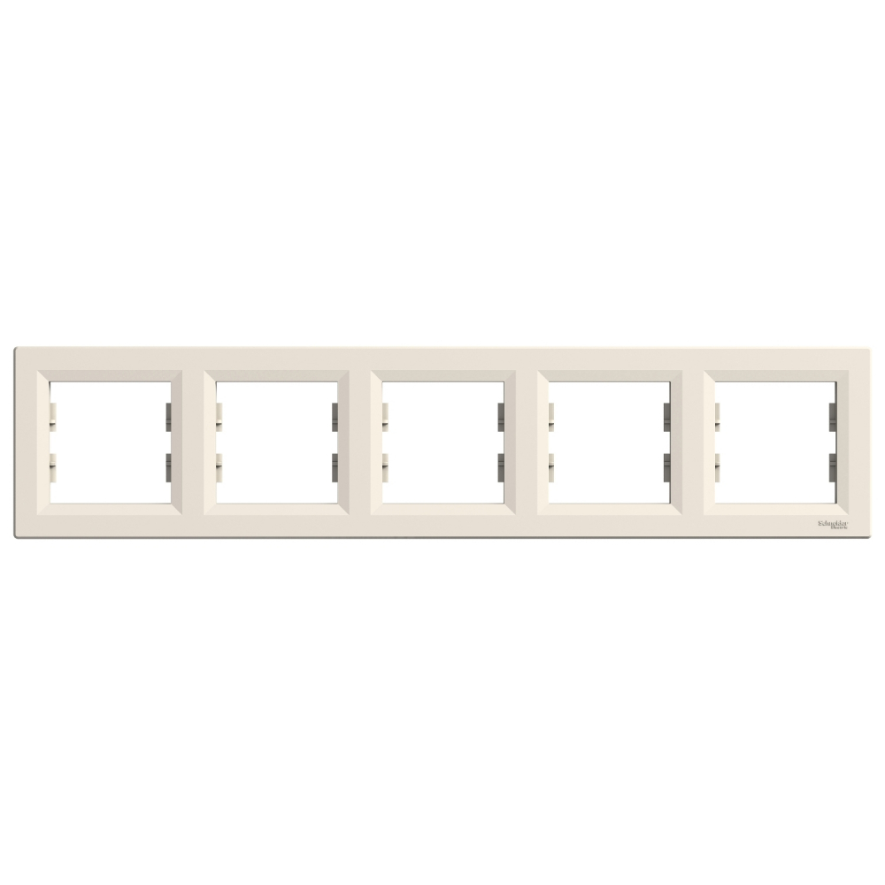 RAMKA PIĘCIOKROTNA POZIOMA KREMOWA ASFORA. - EPH5800523 - SCHNEIDER ELECTRIC
