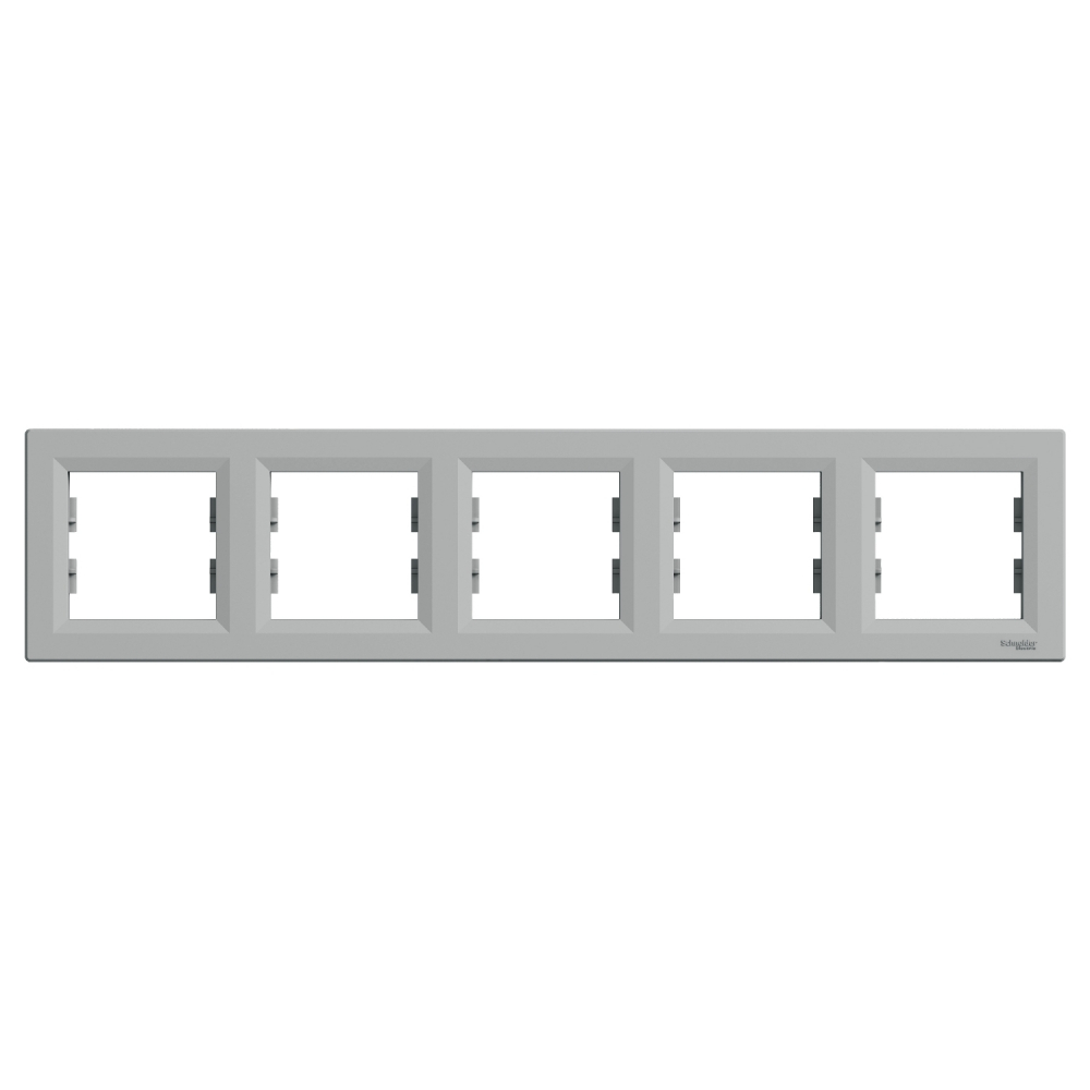RAMKA PIĘCIOKROTNA POZIOMA ALUMINIUM ASFORA - EPH5800561 - SCHNEIDER ELECTRIC